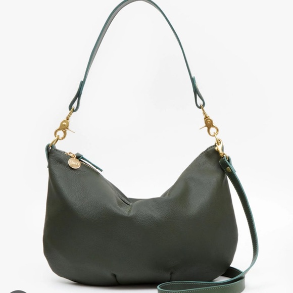 NWT Clare V Moyen Messenger Green - Picture 13 of 16